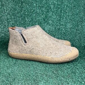 Huckberry Wool Outdoor Chelsea Boot Mens Size 12 Ankle Slip On Portugal Beige